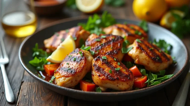 Grilled Chicken Thighs