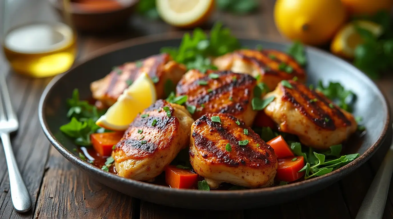 Grilled Chicken Thighs