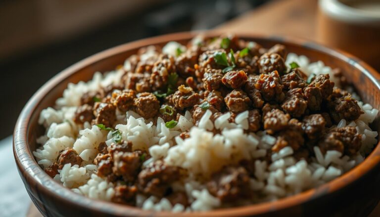 Ground Beef and Rice Skillet