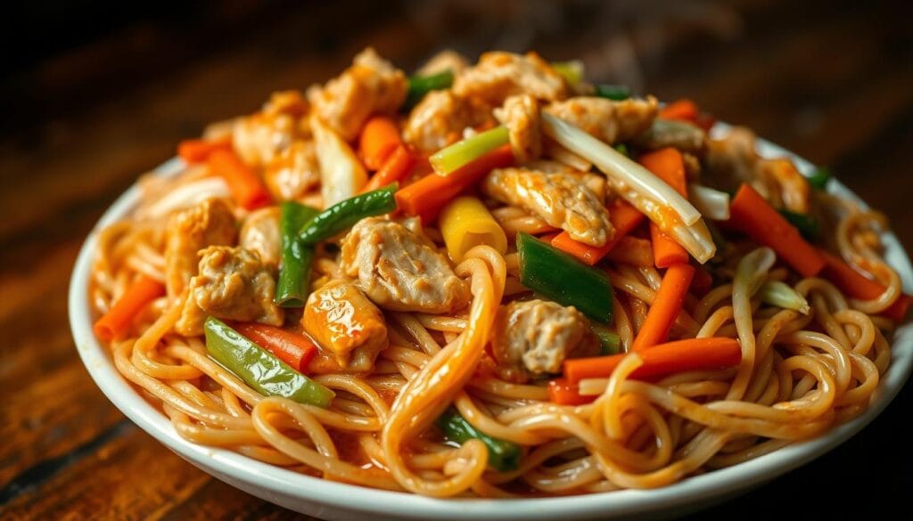 chicken chow mein with the best sauce chicken chow mein with the best sauce