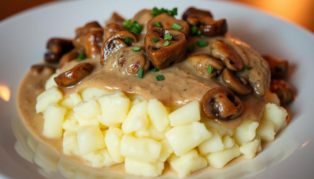 Beef Stroganoff with Mashed Potatoes Best Beef Stroganoff Recipe