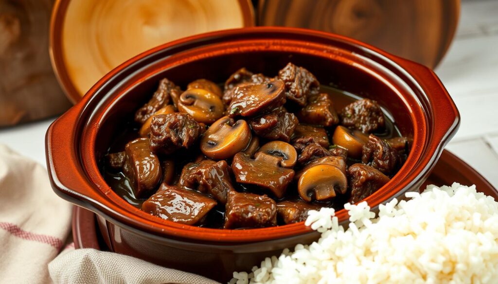 No Peak Steak Tips Crock Pot Beef Tips Gravy Crockpot