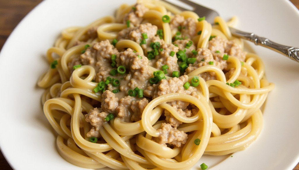 Quick 30-Minute Ground Beef Stroganoff – Easy Weeknight Dinner