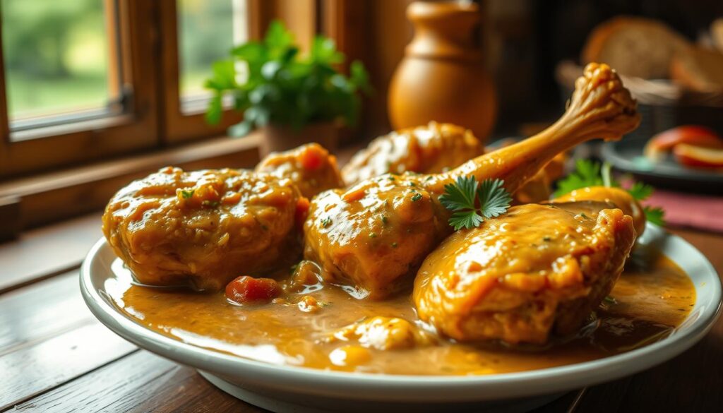 Southern Smothered Chicken and Gravy