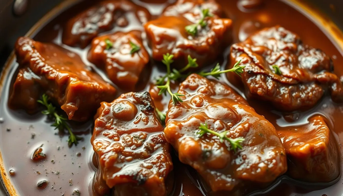 Perfect Beef Tips and Gravy
