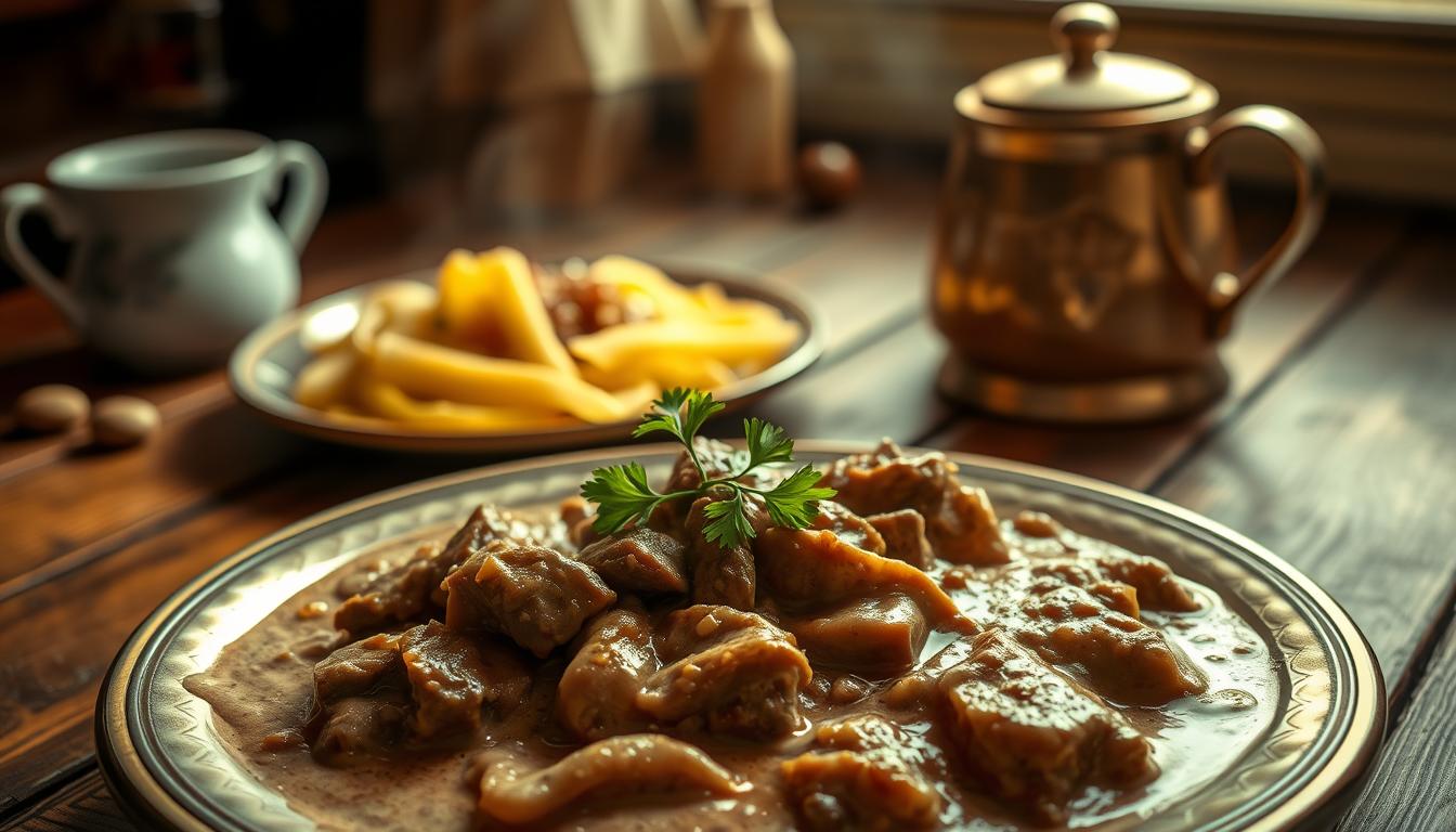 Skillet Stroganoff Ground Beef