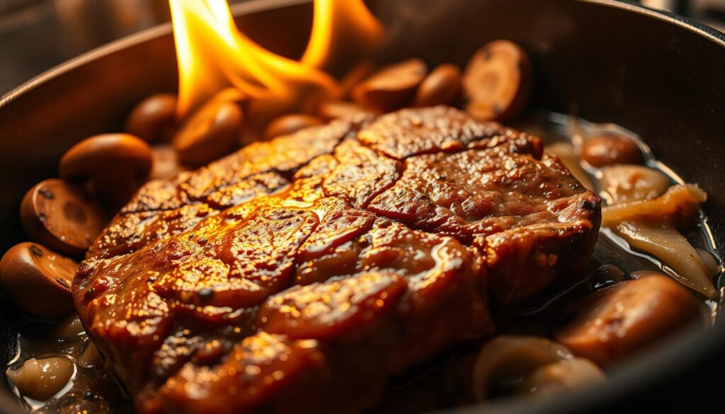 searing beef for stroganoff creamy beef Stroganoff