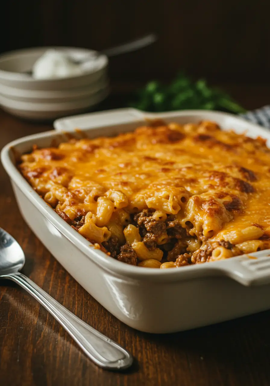 Minnesota beef and macaroni hotdish