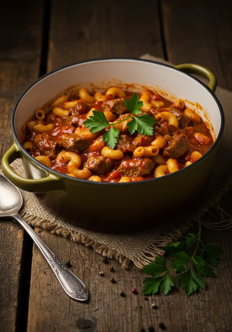 Classic Beef and Macaroni Goulash
