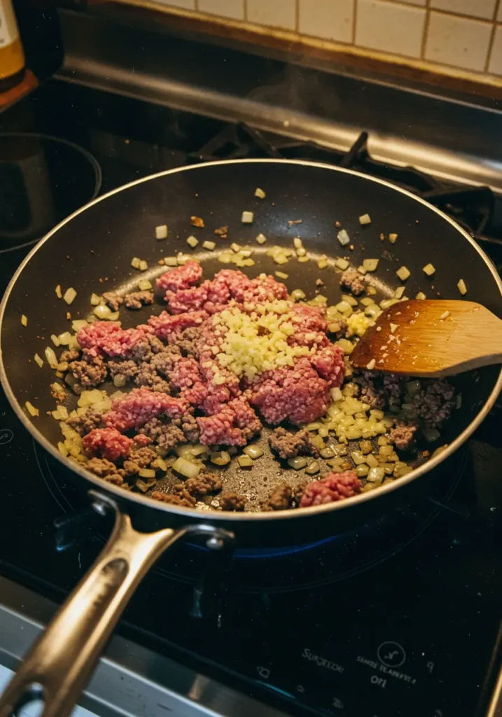 Brown the Meat & Aromatics