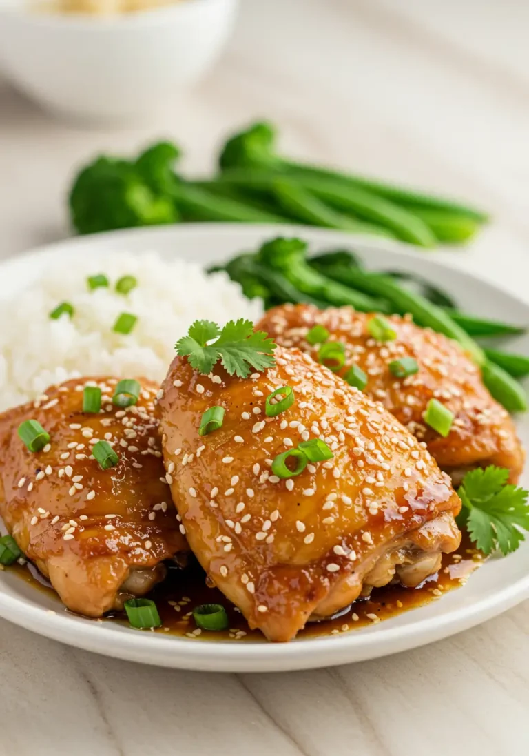 Honey Garlic Chicken Thighs
