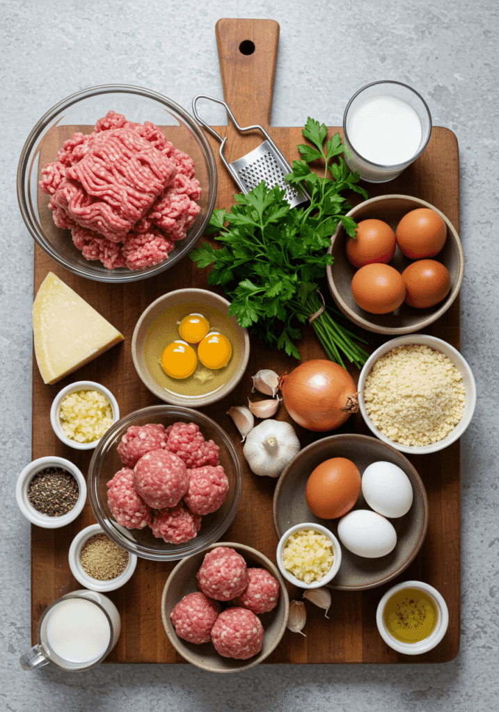 Italian Baked Meatballs