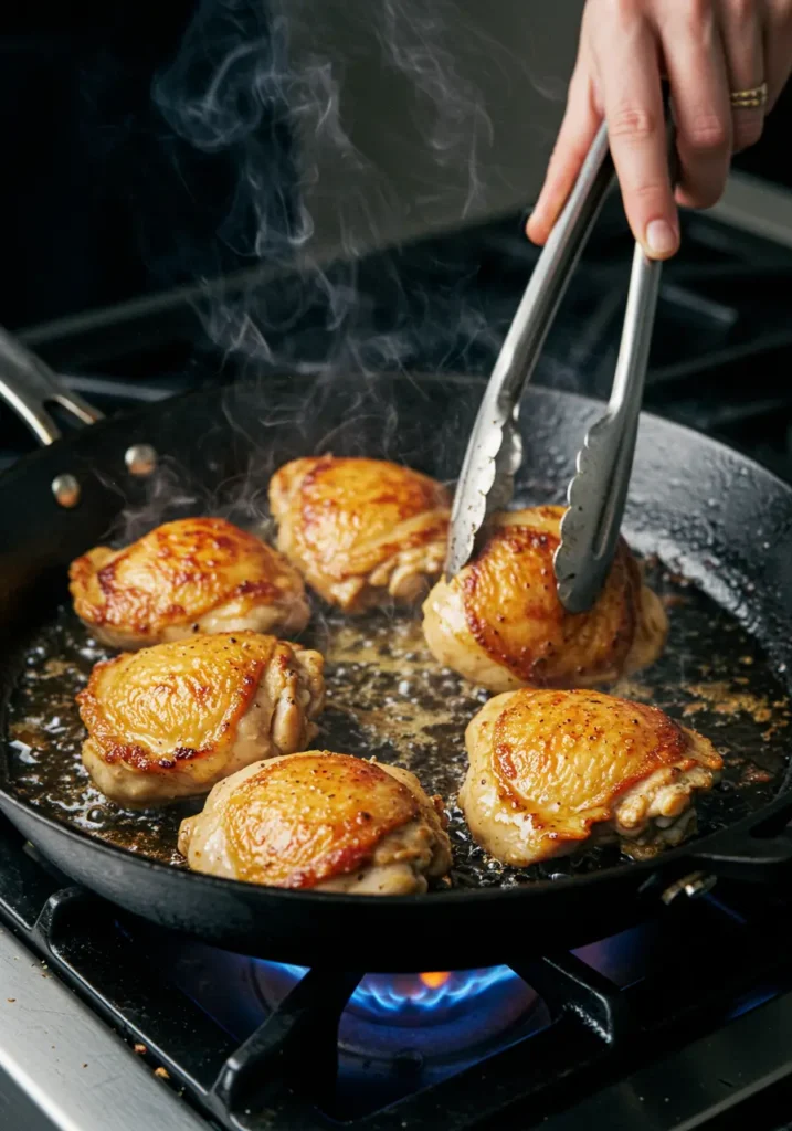 Sear the Chicken