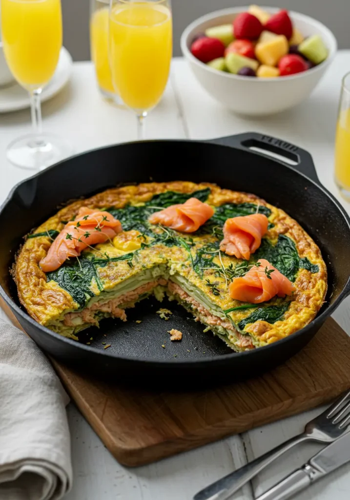 Smoked Salmon Frittata