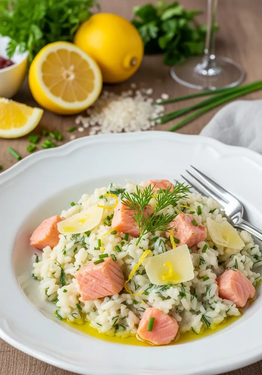 Smoked Salmon & Lemon Risotto