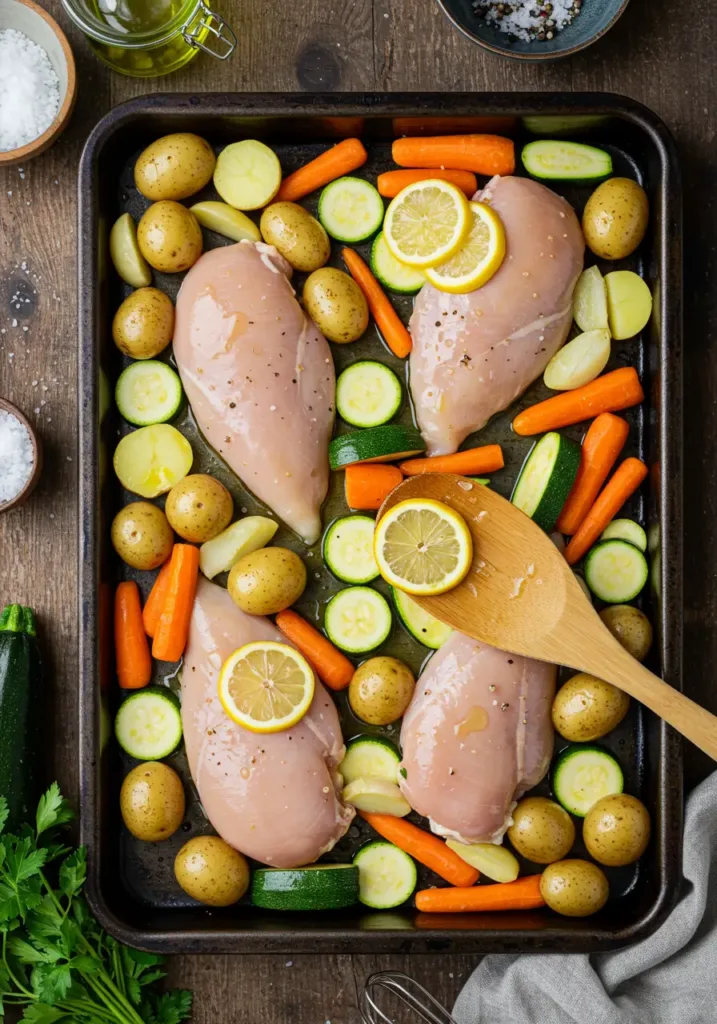 Arrange on the Pan