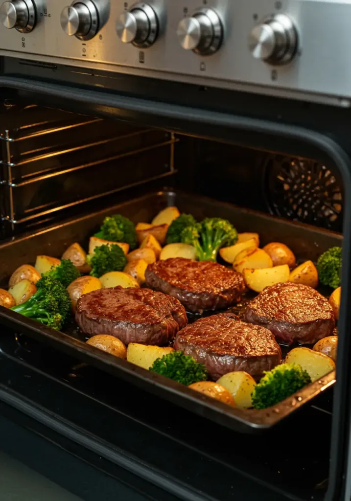 Broil Everything Together