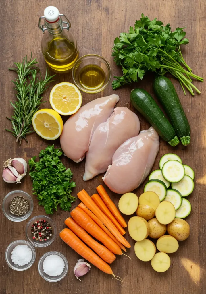 One-Pan Lemon Herb Chicken & Veggies