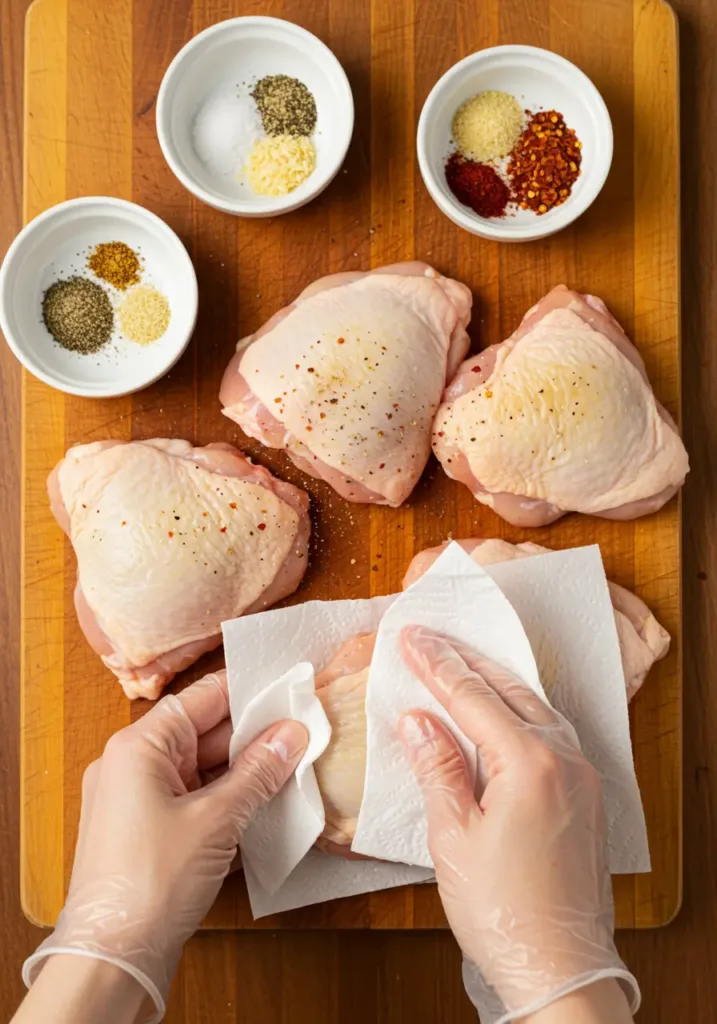 Prepare and Season the Chicken