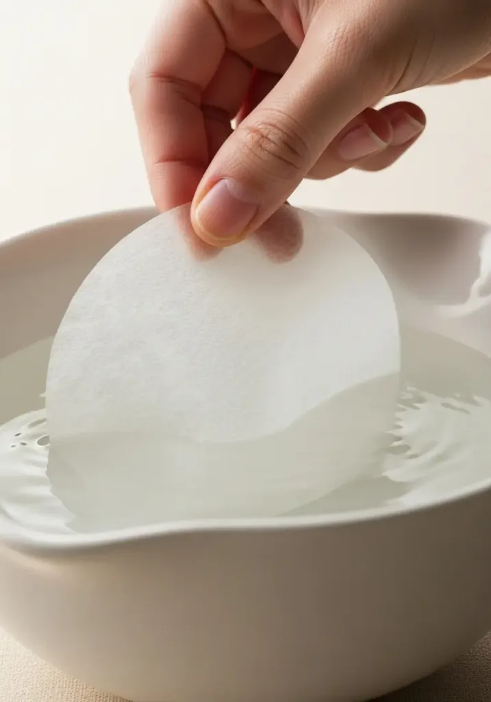 Soften the Rice Paper