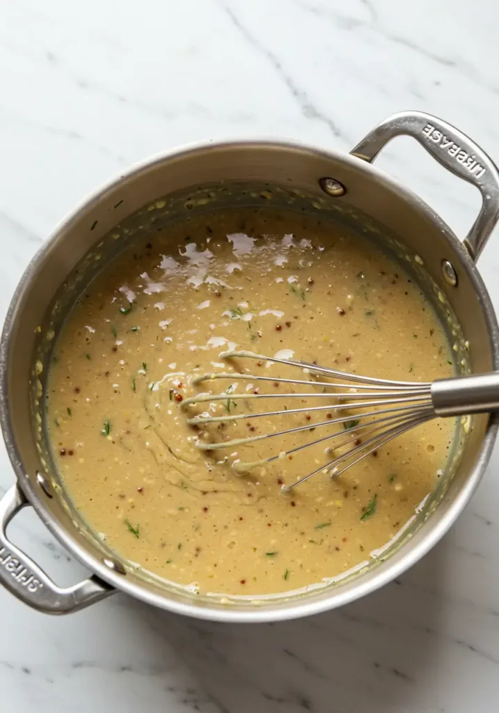 Build the Creamy Dill Sauce