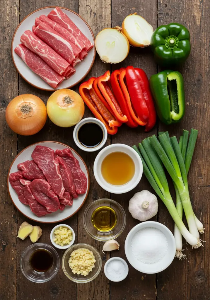 Chinese pepper steak