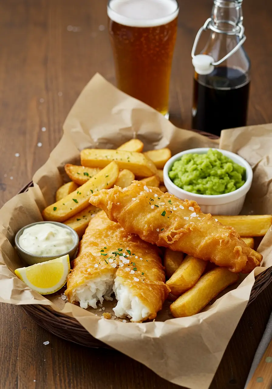 Crispy Fish and Chips Recipe