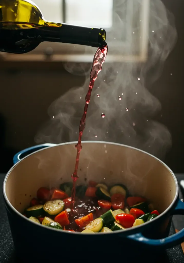 Deglaze and Add Liquids