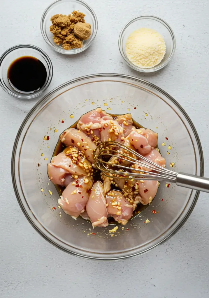 Make the Sauce & Marinate Chicken