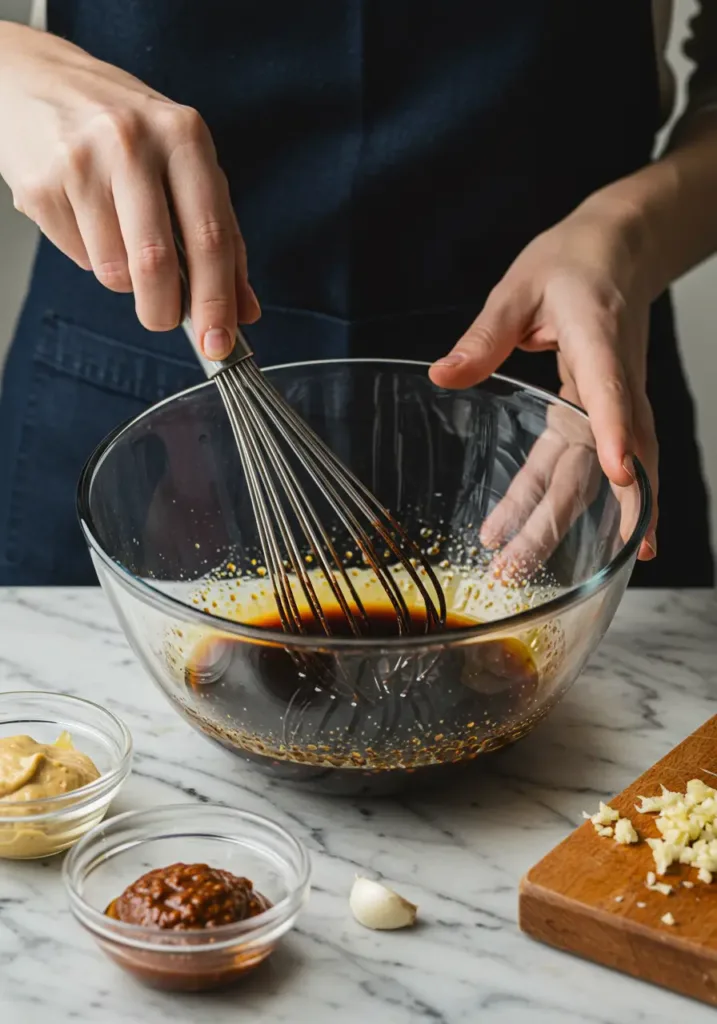 Prepare the Balsamic Vinaigrette