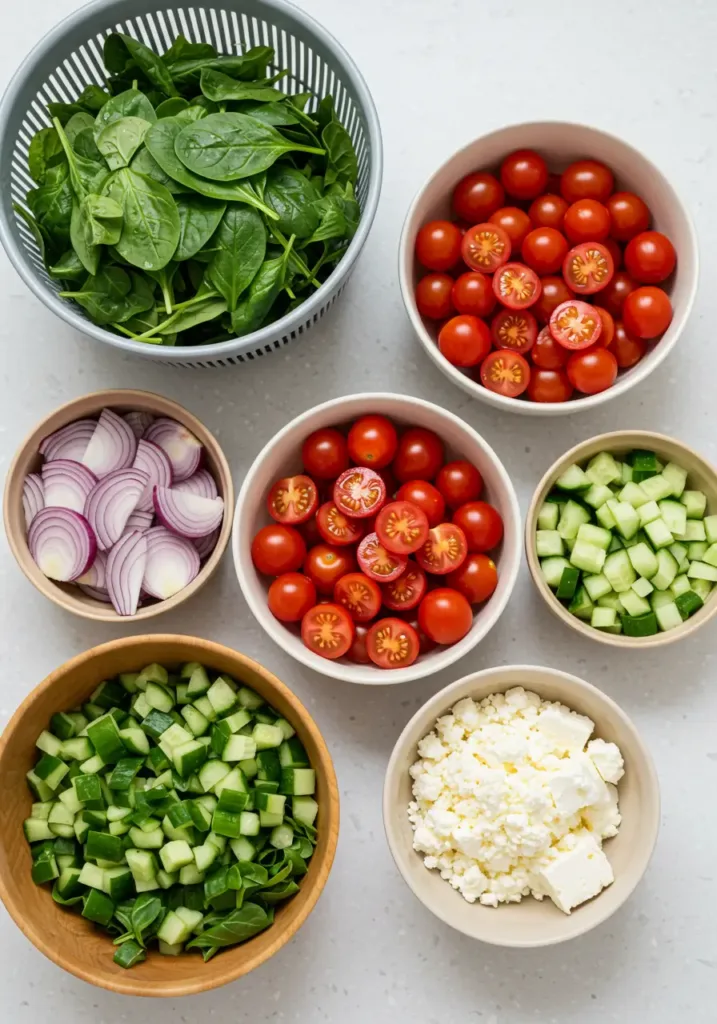 Prepare the Salad Components