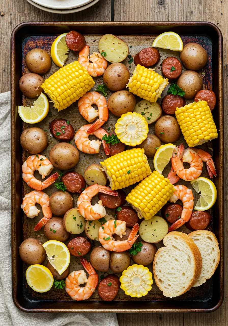 sheet pan shrimp boil