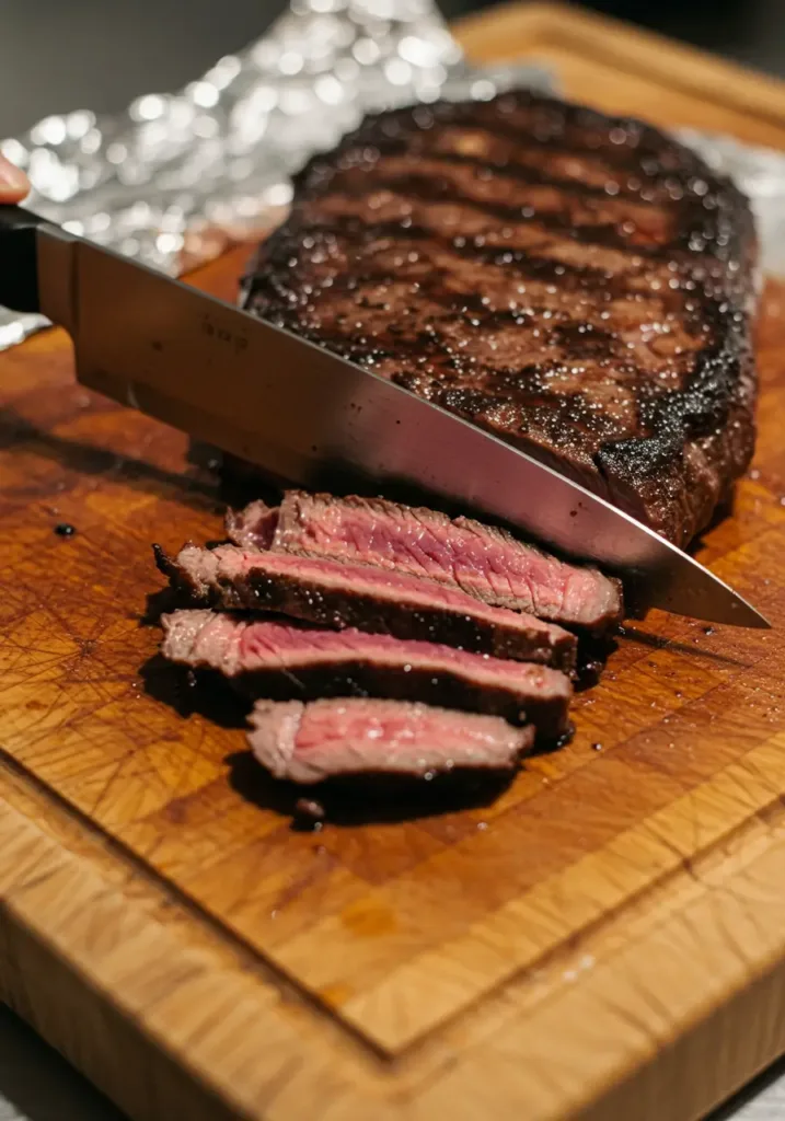 Rest and Slice Against the Grain
