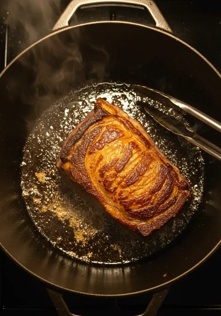 Sear the Meat to Golden Perfection