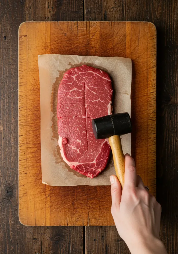 Tenderize and Prepare the Meat